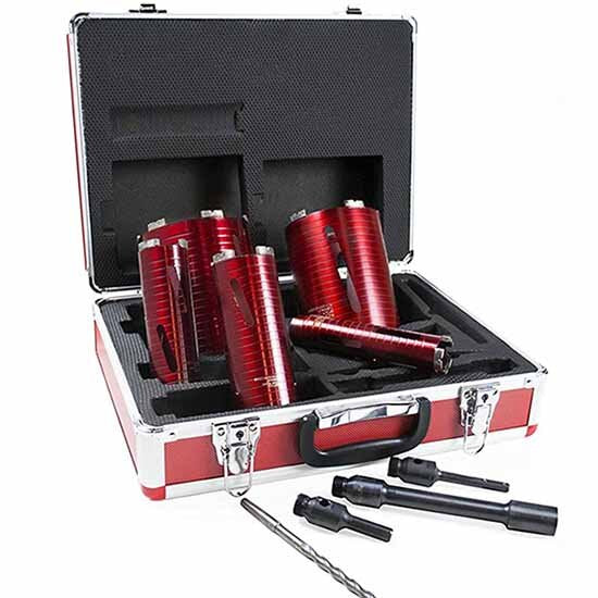 Dargan 10pce Core Drill Set in Metal Case