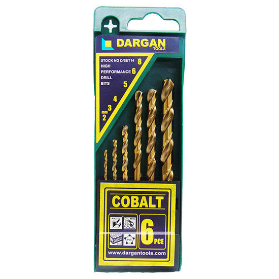 6pce Dargan Cobalt Drill Set