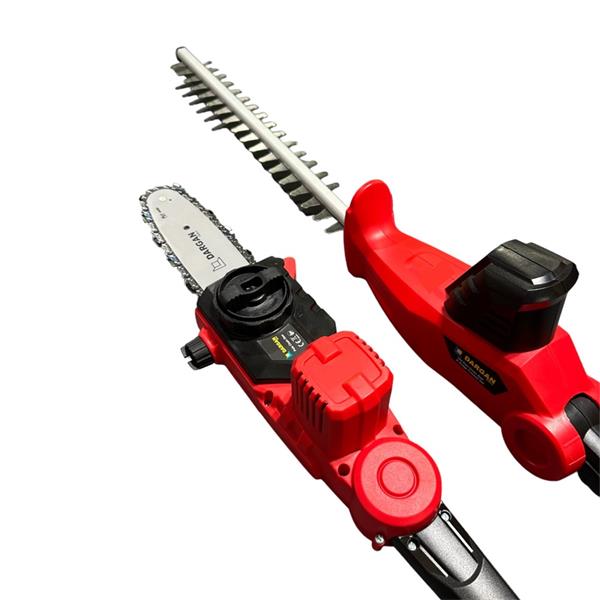 Dargan 18V Cordless Pole Chainsaw & Headge Trimmer 2 in 1 (Bare Unit)