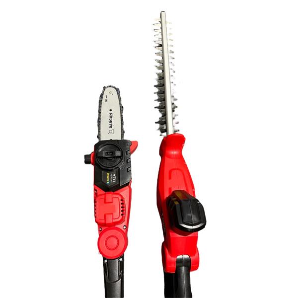 Dargan 18V Cordless Pole Chainsaw & Headge Trimmer 2 in 1 (Bare Unit)
