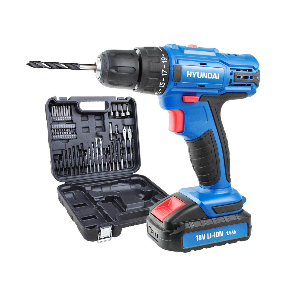 Hyundai Cordless Drill / Driver 54 Piece Set