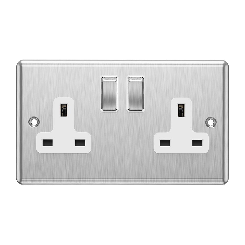 Brushed Steel Electrical Collection