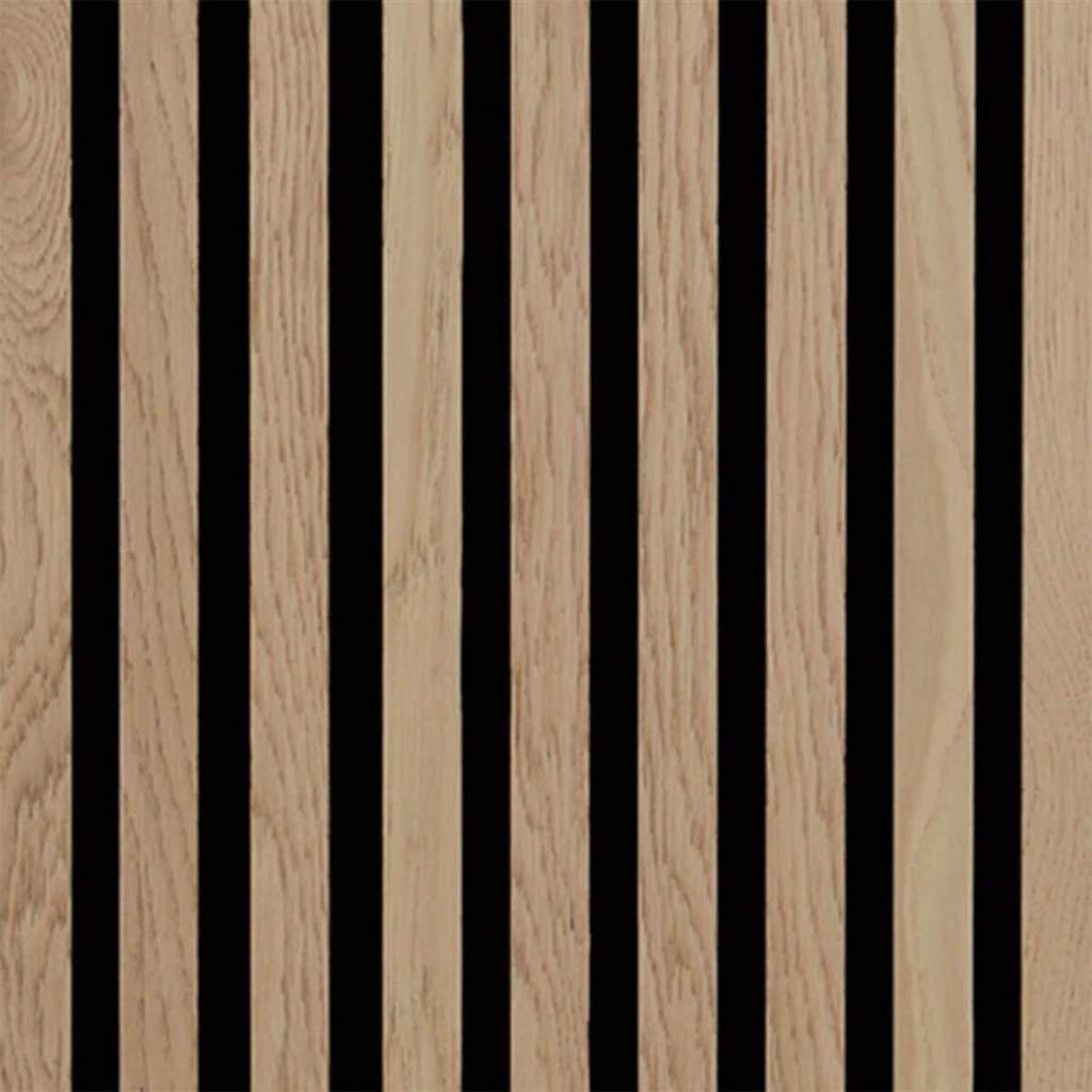 Acoustic Wall Panelling: Light Oak