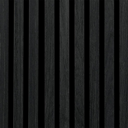 Acoustic Wall Panelling: Black Oak
