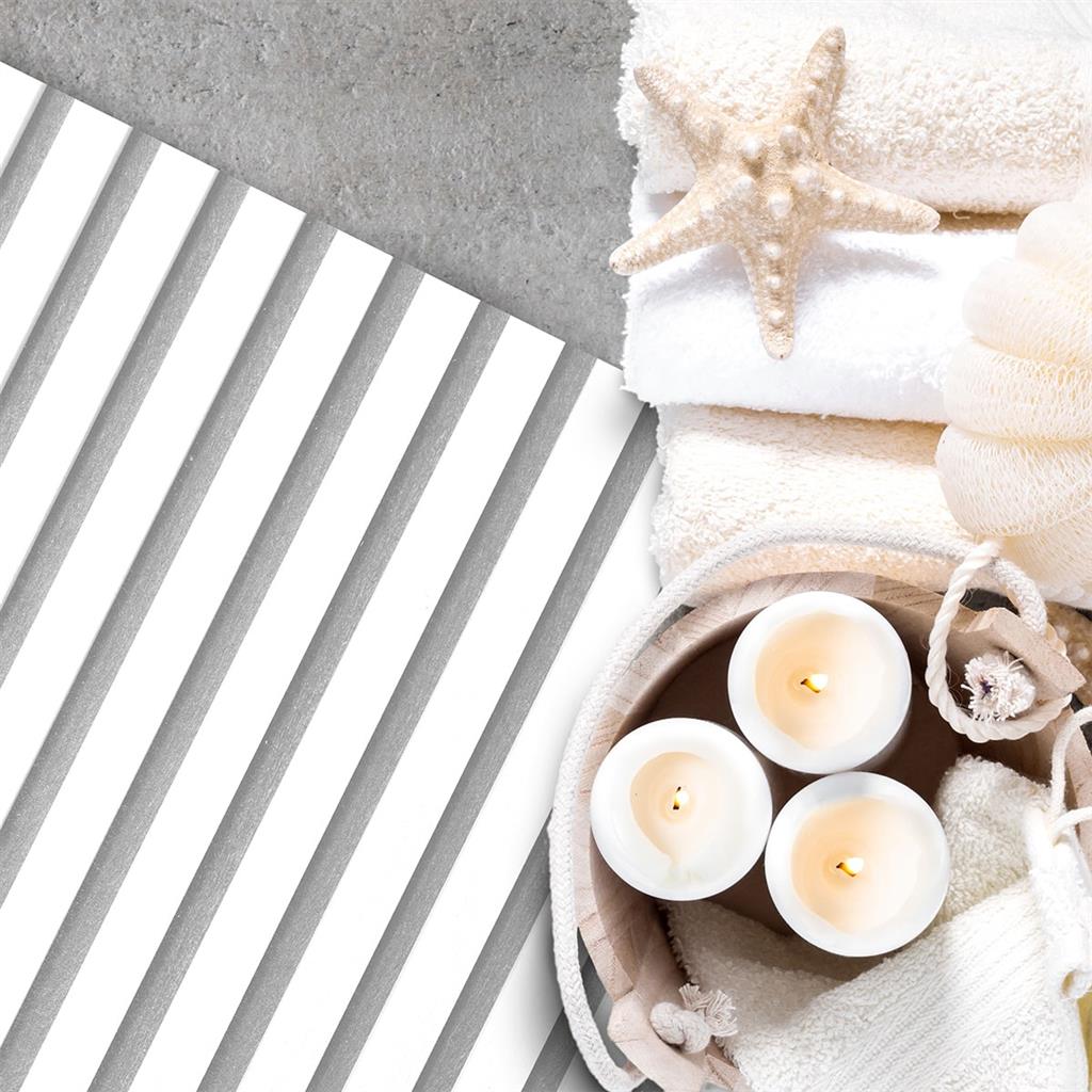 Acoustic Wall Panelling: White