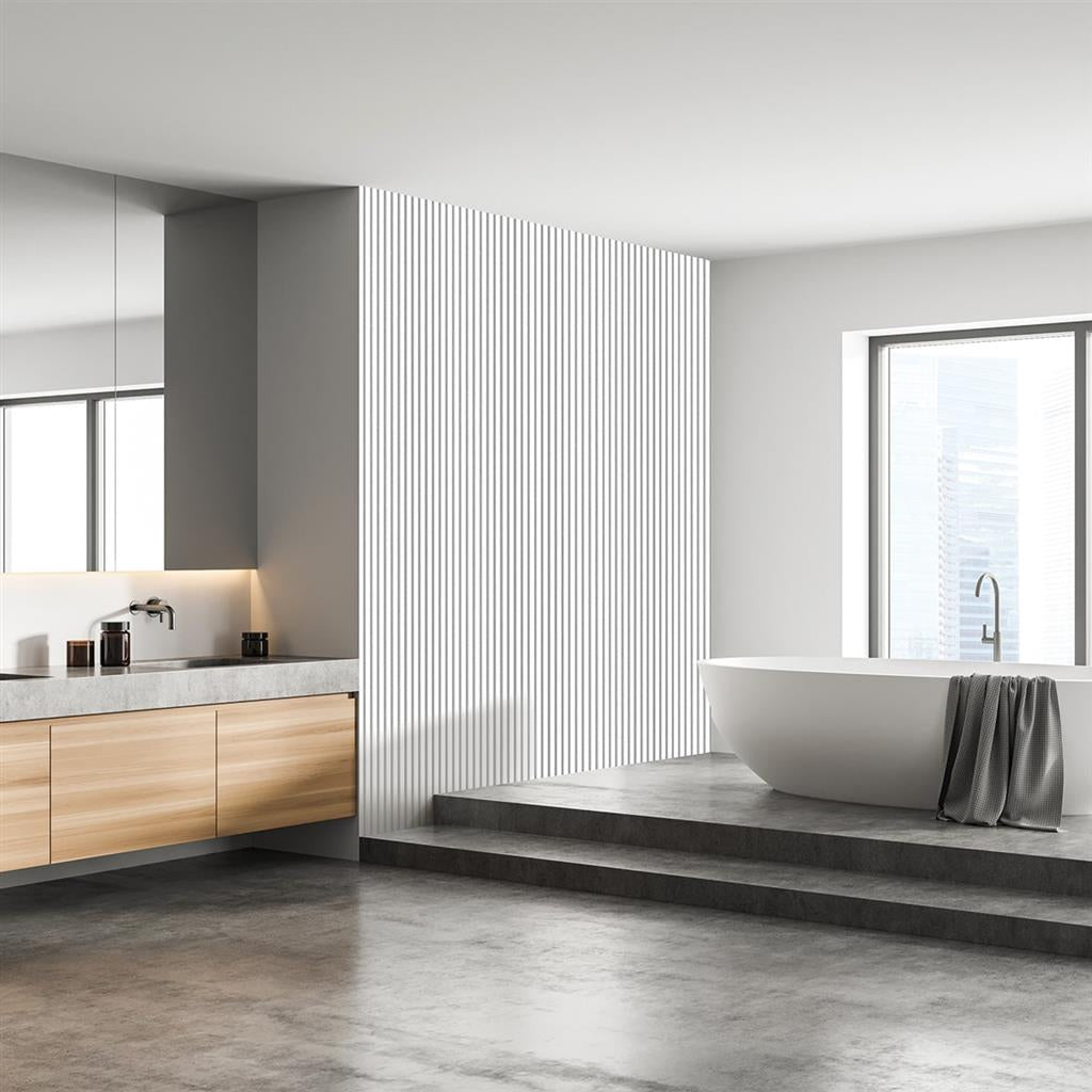 Acoustic Wall Panelling: White