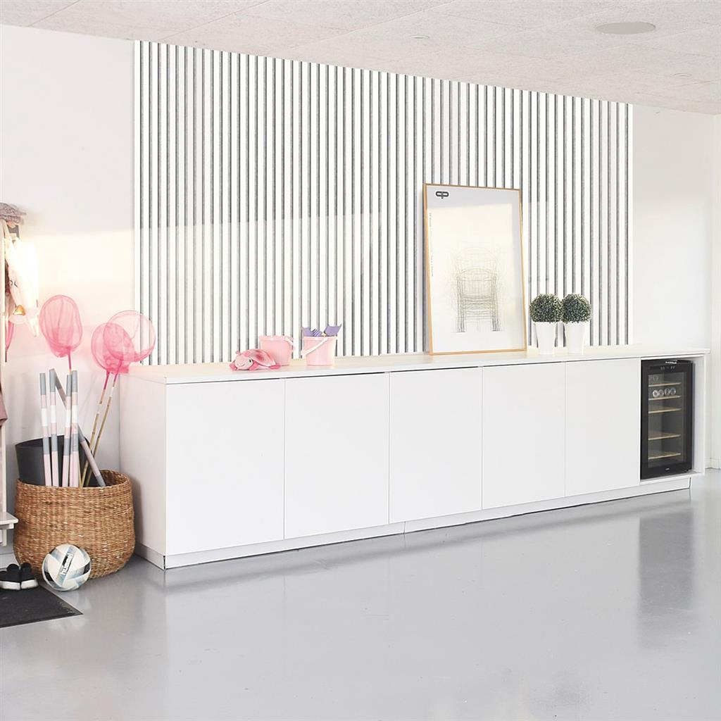 Acoustic Wall Panelling: White