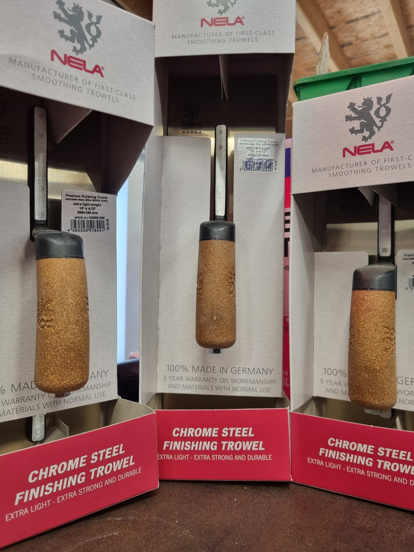 Nela Chrome Steel Finishing Trowel