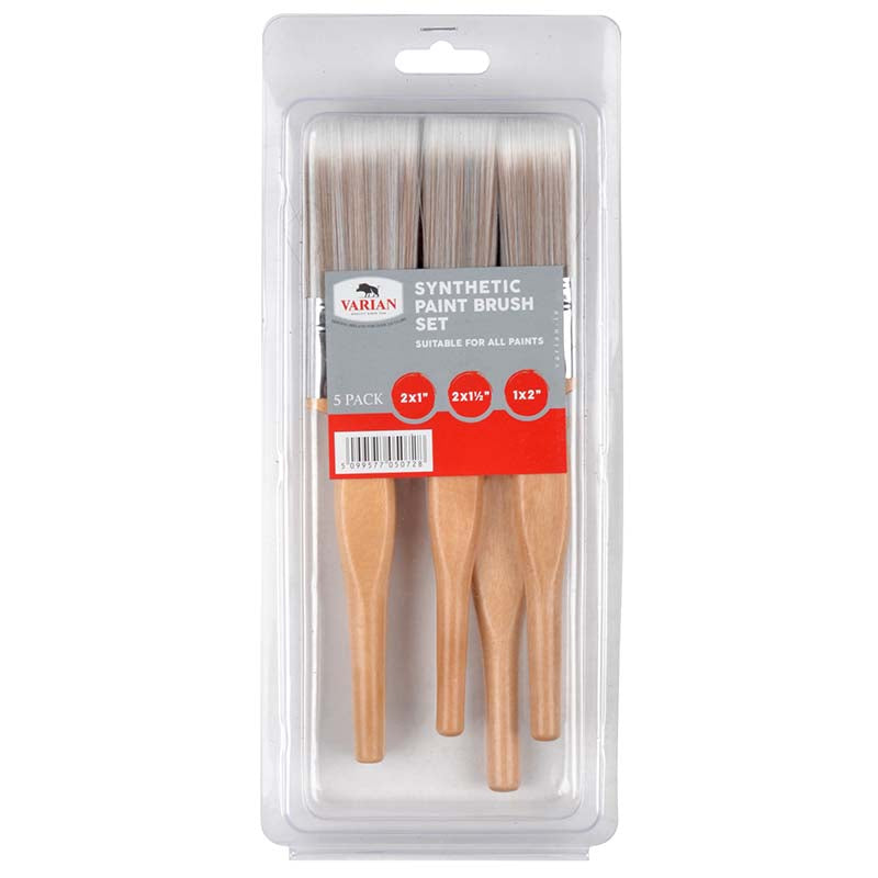 Varian Synthetic Paint Brush Set