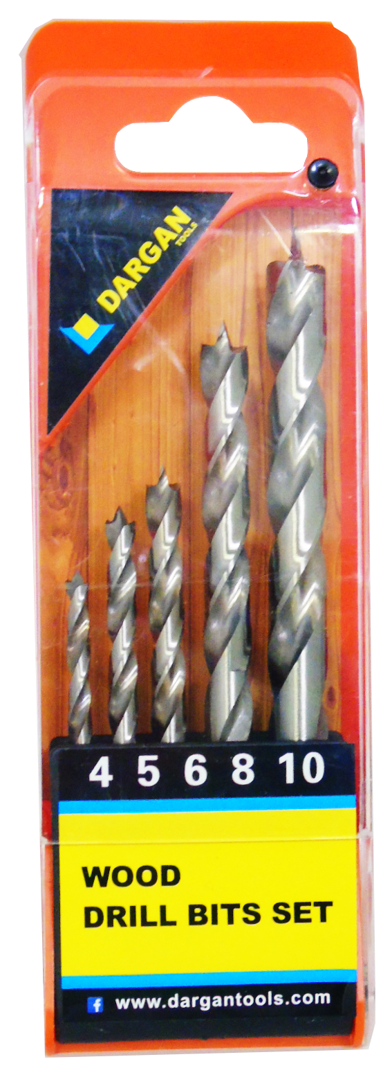 Wood Drill Bit Set 5pce