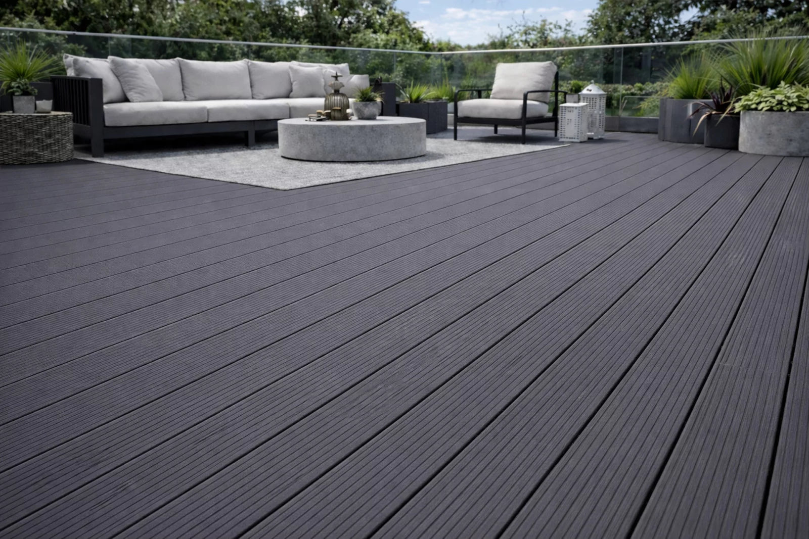 Antracite Composite Decking 3.9m